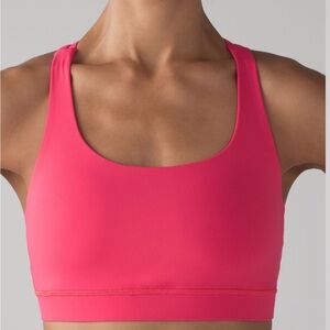 BNWT! Lululemon Energy Bra *Medium Support B-D - Lip Gloss